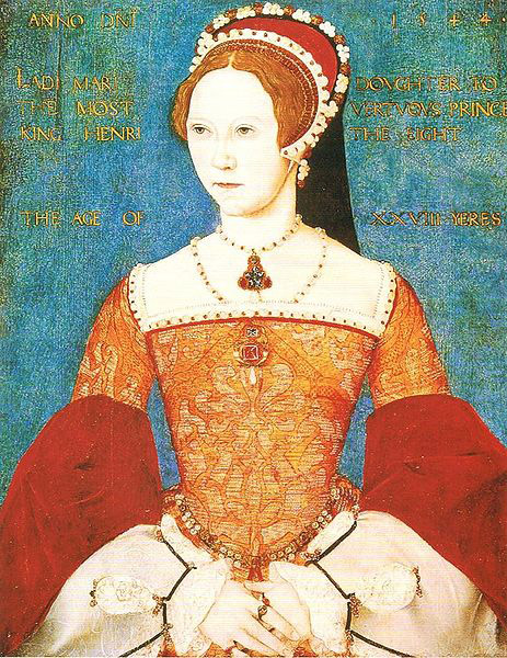 Portrait of Mary I of England, at the time the Princess Mary